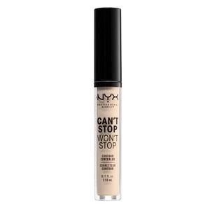 NYX Can't Stop Won't Stop Contour Concealer Matte Vegan Fair Full Coverage